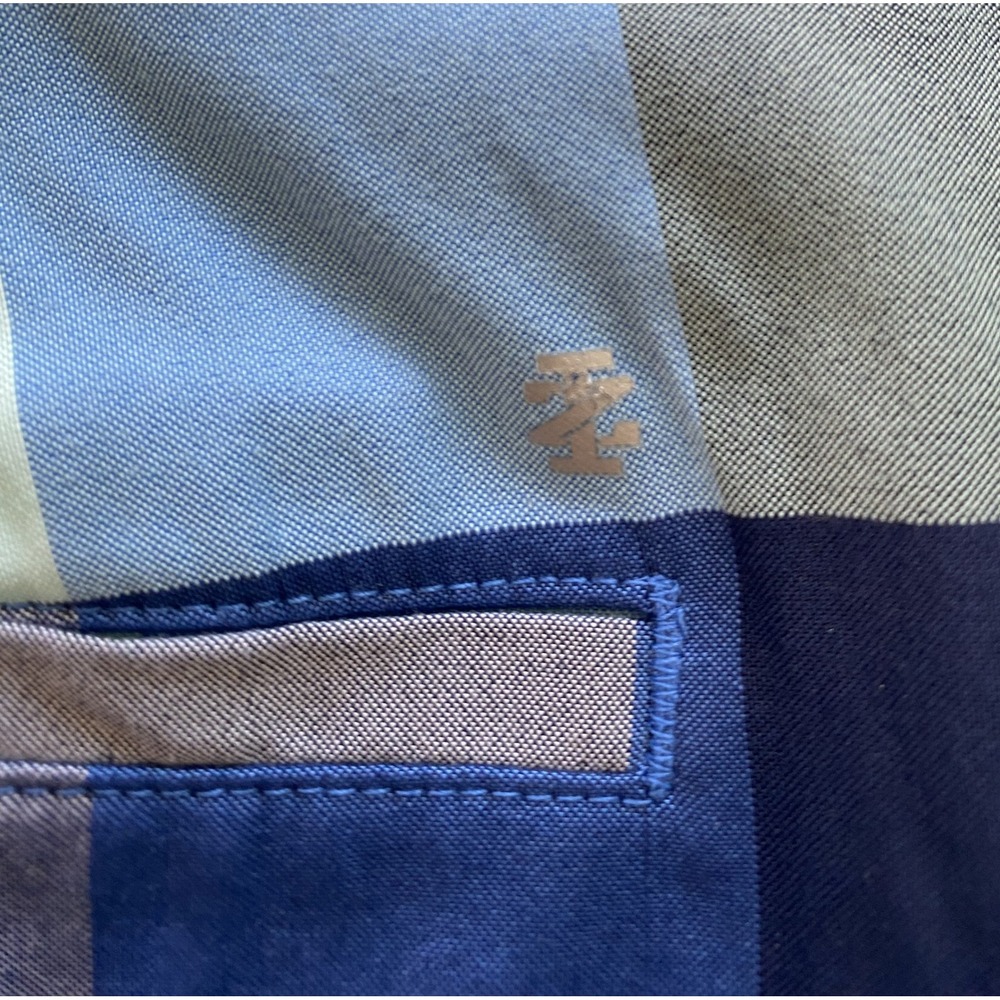 IZOD Golf Skort Womens Size 16 Blue Plaid Preppy Pull On Athletic Skirt Shorts - Picture 6 of 9